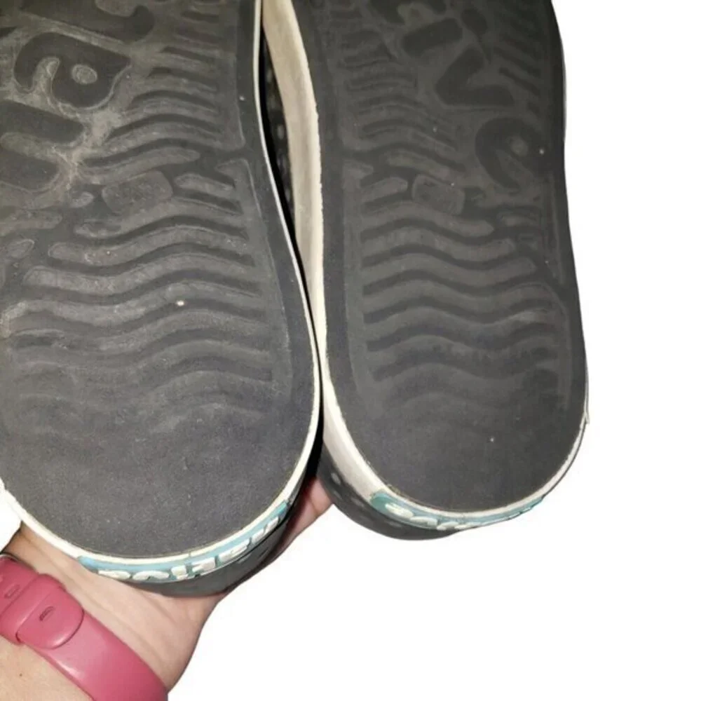 Native Jefferson Black White‎ Shoes Big Kid Size 5.5 /Womens Size 7 /Mens Size 5